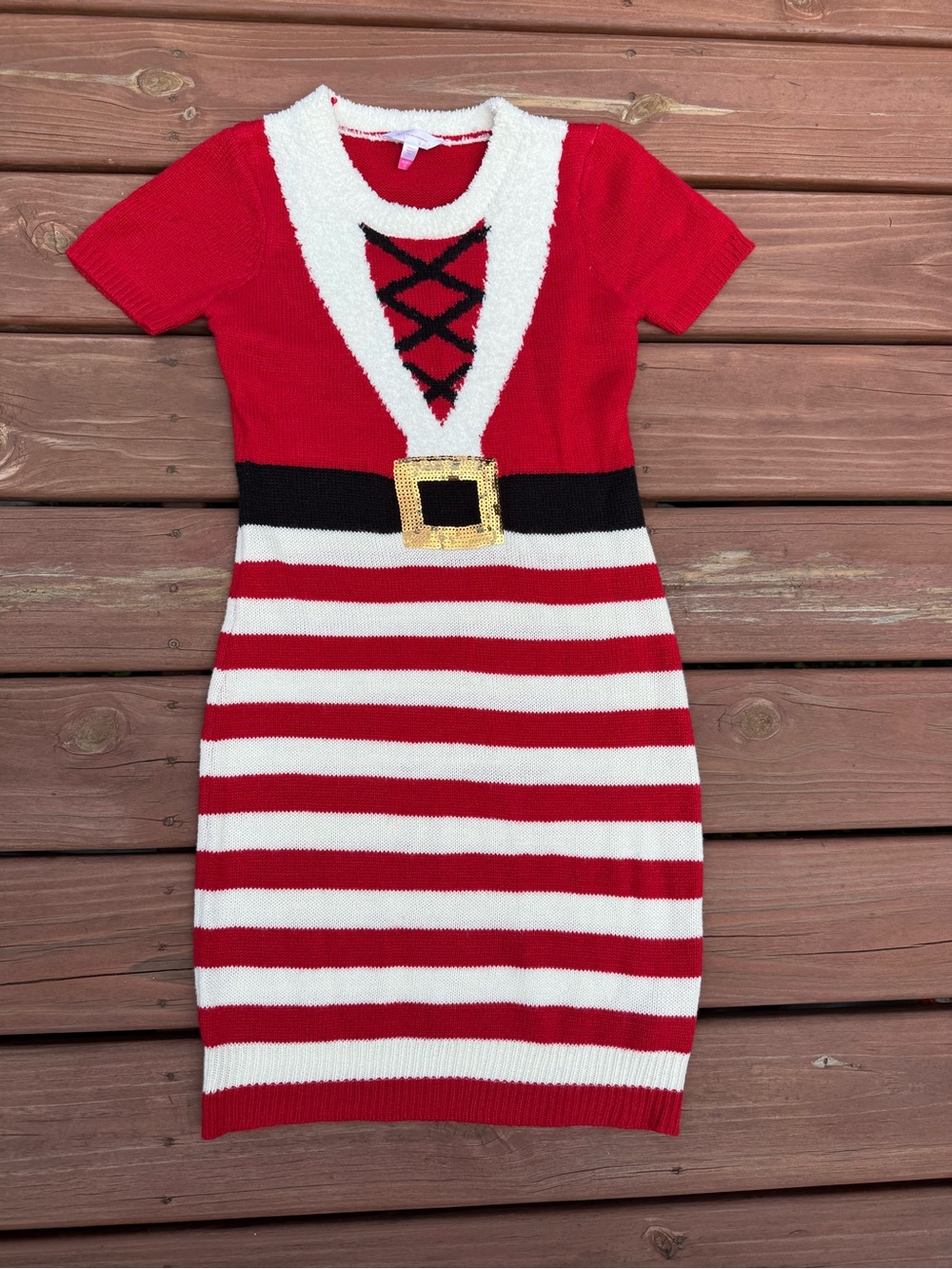 Women’s Red & White Santa Dress